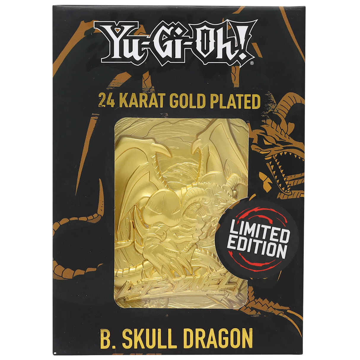 Yu-Gi-Oh! Replica Card B. Skull Dragon (gold plated)