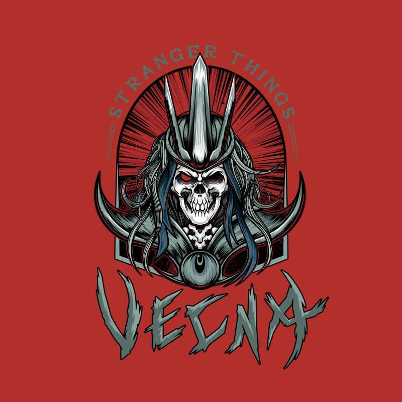 Stranger Things Vecna T-Shirt - Red