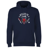 Stranger Things Hellfire Club Vintage Hoodie - Navy