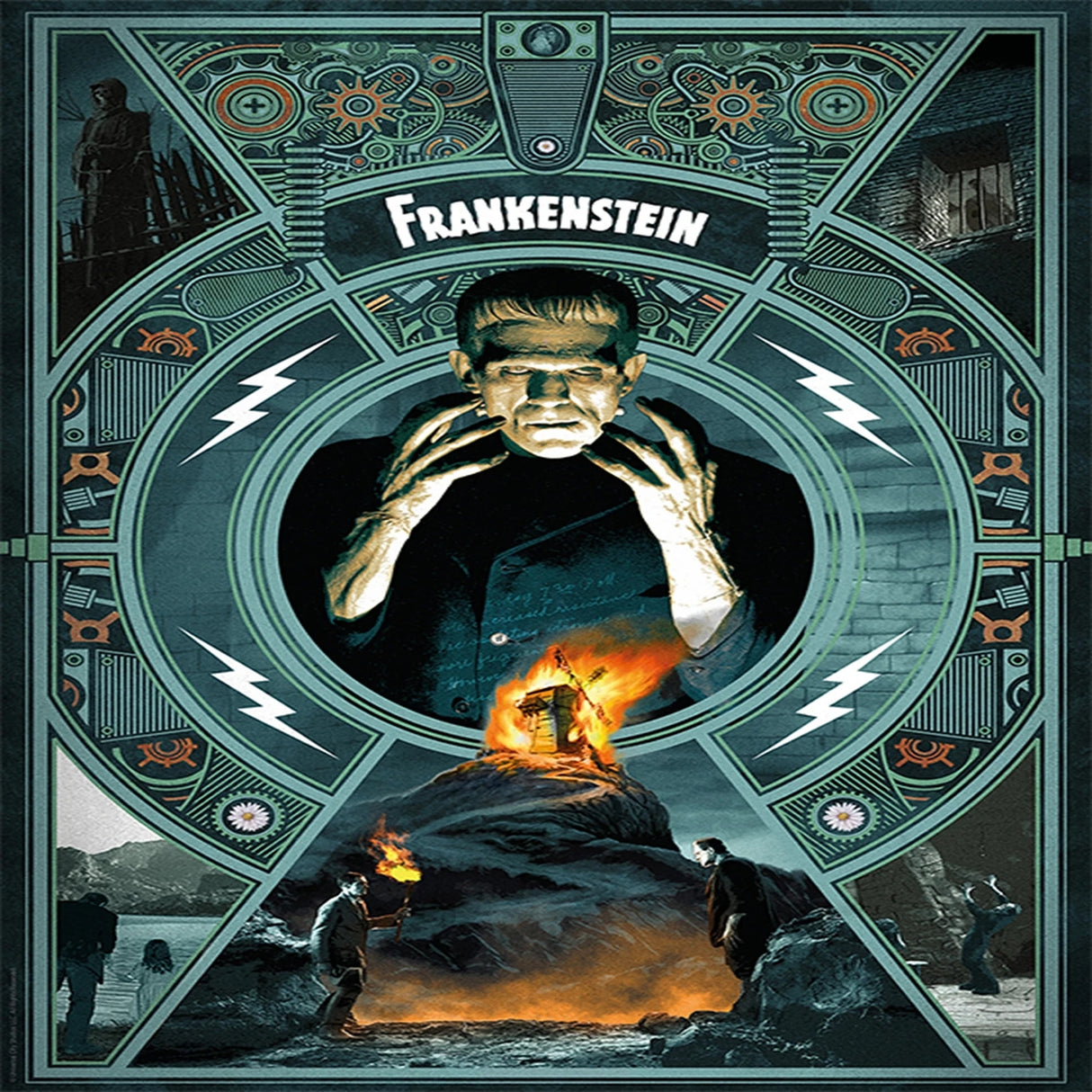 Frankenstein Limited Edition Art Print by Fanattik
