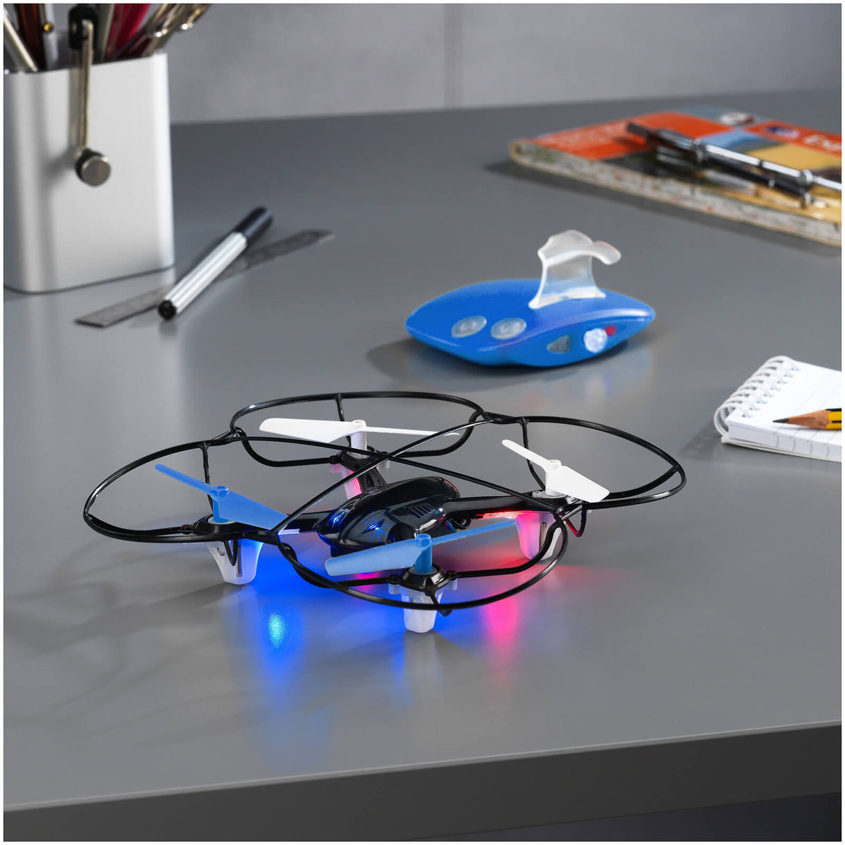 Motion Controlled Quadoptor Blue Edition