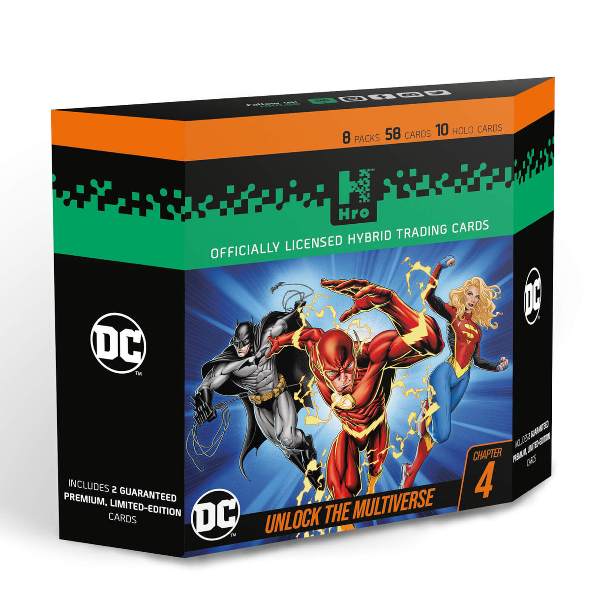 DC - HRO Chapter 4 Hybrid Trading Cards Collection 8-Pack Premium Starter Box