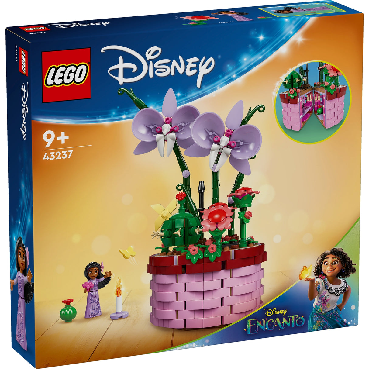 LEGO | Disney Encanto Isabela  Flowerpot with Buildable Flower Toy and Film Character 43237