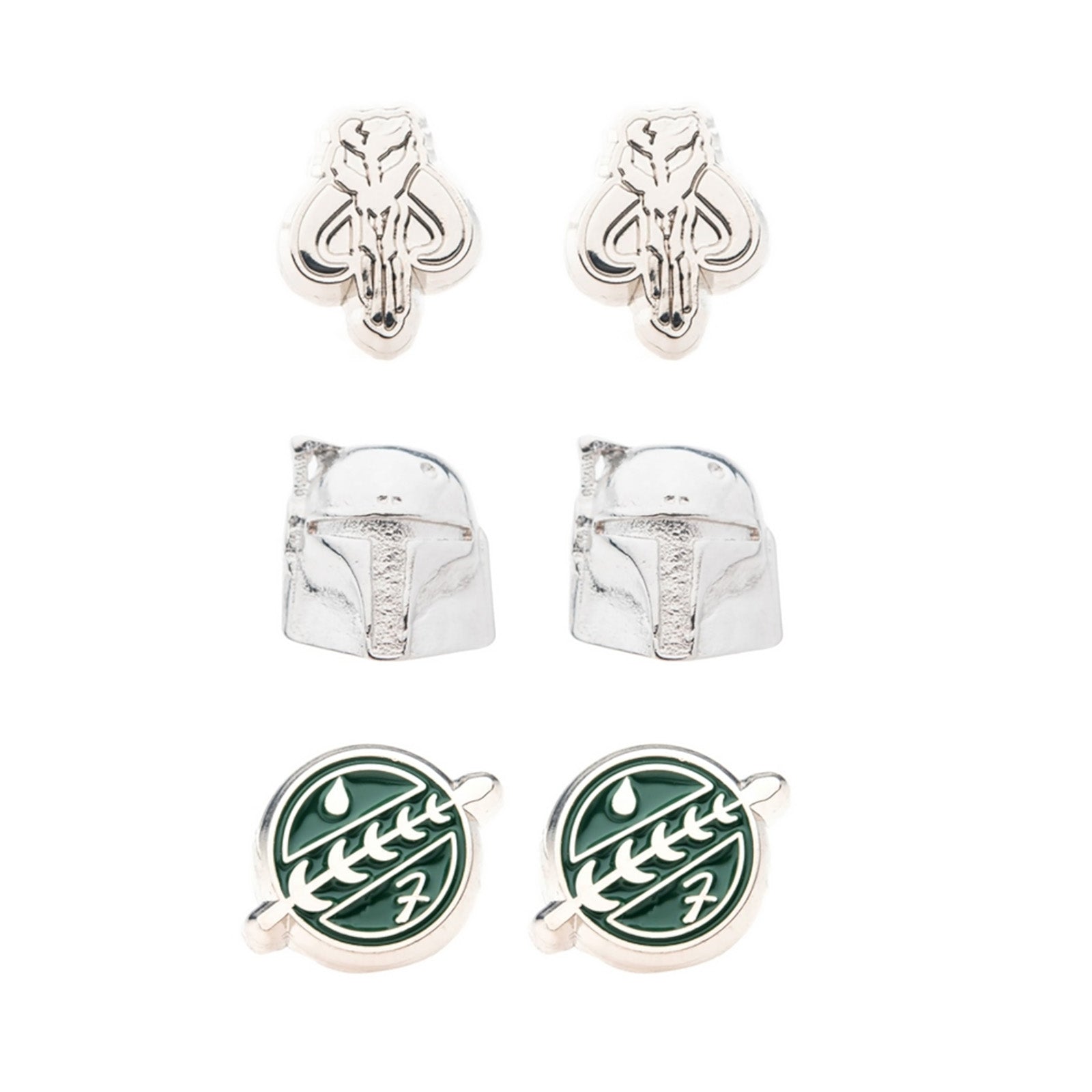 SalesOne Book Boba Fett Symbols Earring Set
