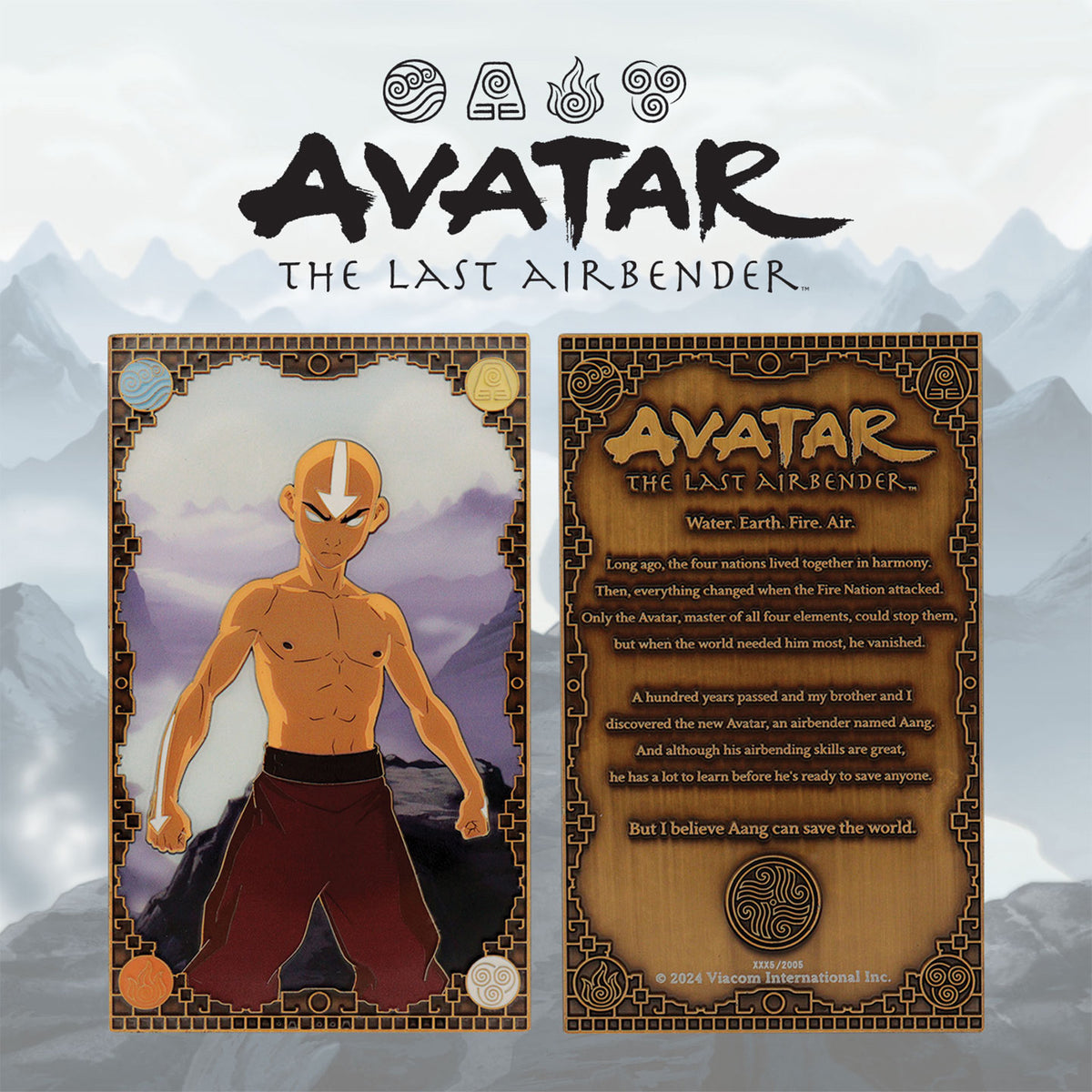 Avatar Last Airbender Limited Edition Aang Ingot Fanattik