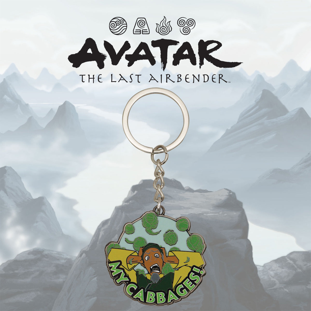Avatar Last Airbender Limited Edition Cabbage Merchant Key Ring Fanattik