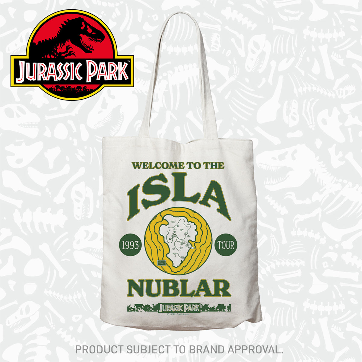 Jurassic Park Isla Nublar Tote Bag Fanattik