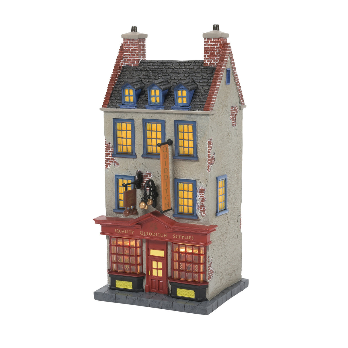 Enesco Harry Potter Illuminated Buildings Quality Quidditch Supplies (22cm)