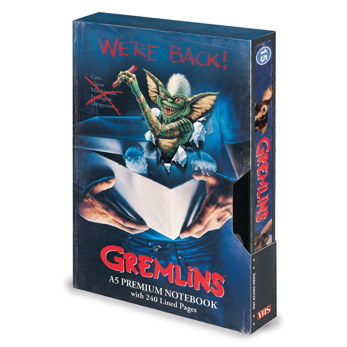 Gremlins Were Back A5 VHS Notebook