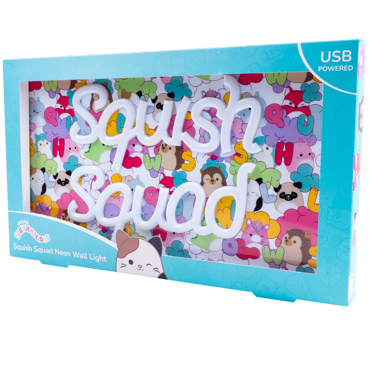 Squishmallows Squish Squad Neon Wall Light