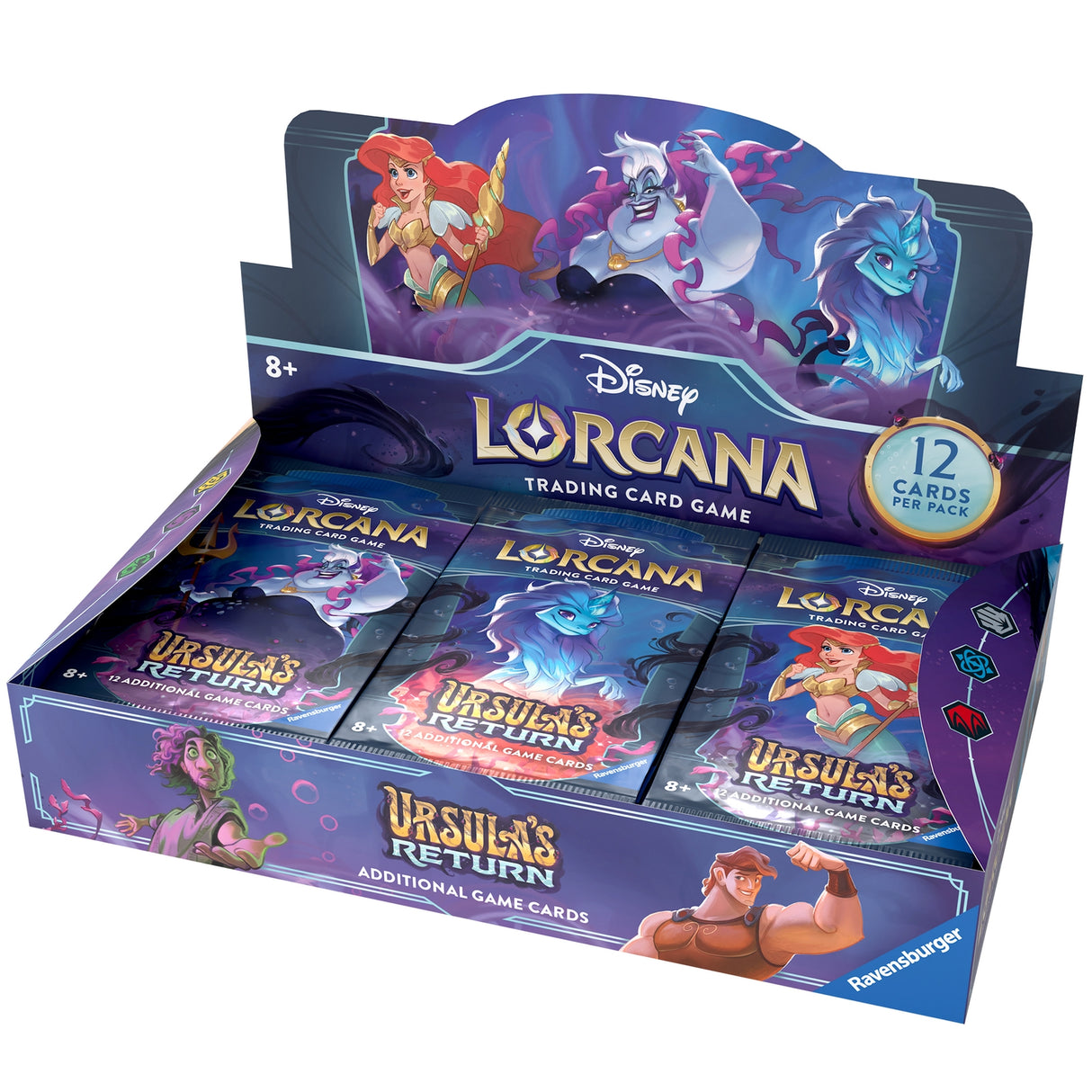 Disney Lorcana Trading Card Game Ursulas Return Booster Packs CDU (24 Packs)