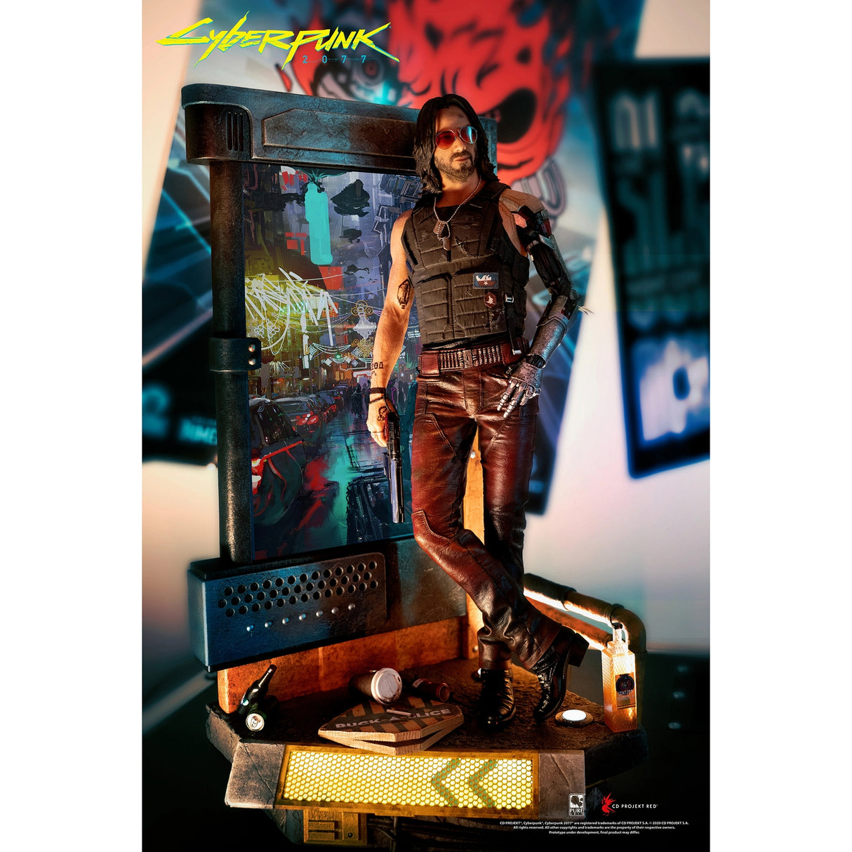 PureArts Cyberpunk 2077 Johnny Silverhand 14 Scale Statue