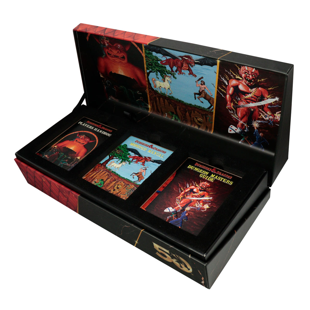Dungeons  Dragons 50th Anniversary 1st Edition Book Cover Ingot Set
