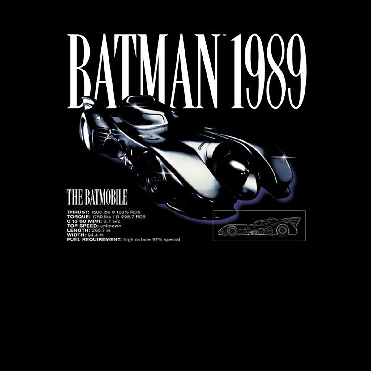 BATMAN Batmobile T-Shirt