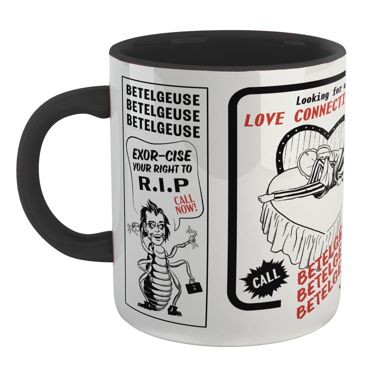 Beetlejuice Call Now Mug