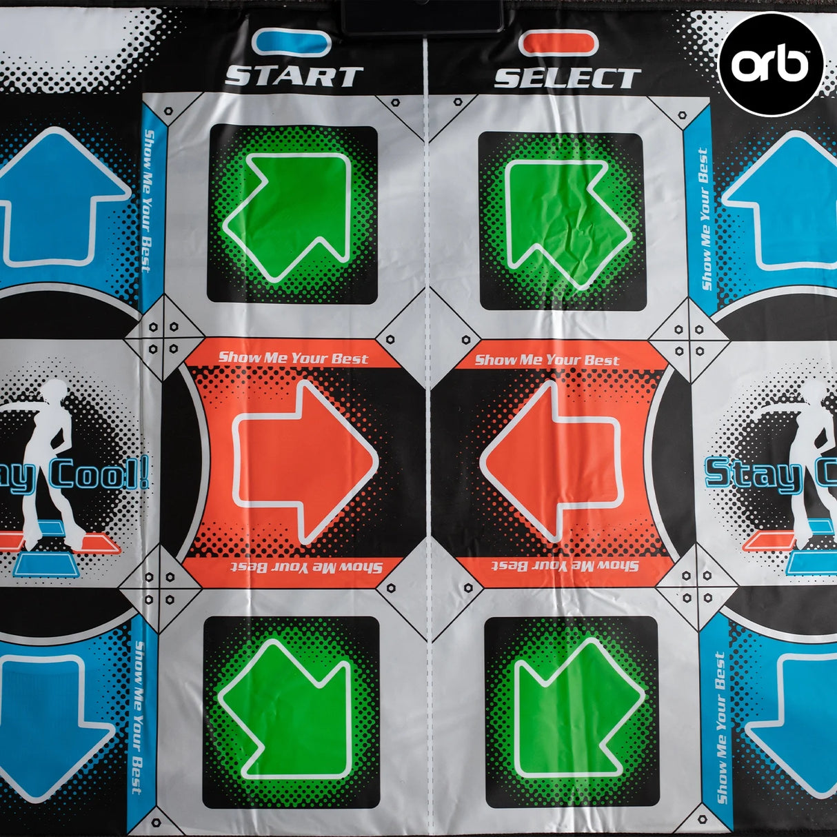 Retro Arcade Dance Mat (2 Player, 9 Games, 110 Built in Songs)