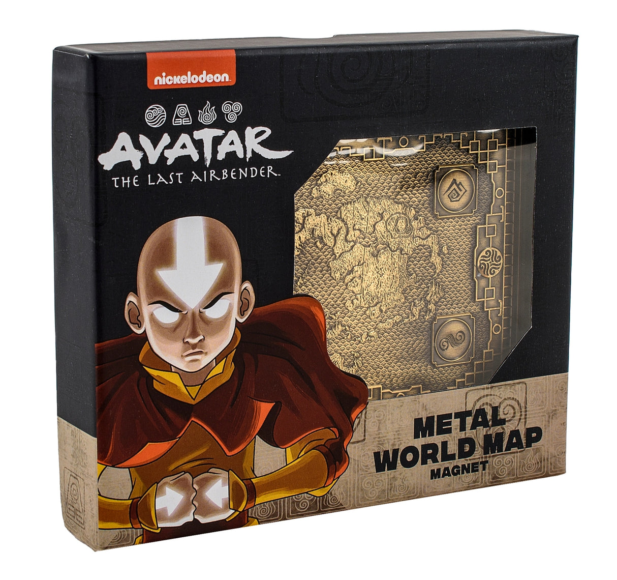 Avatar The Last Airbender Metal World Map