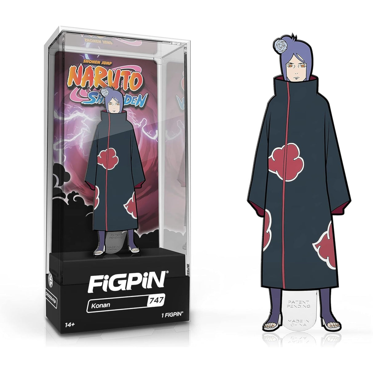 FiGPiN Naruto Shippuden Konan 3  Enamel Pin #747