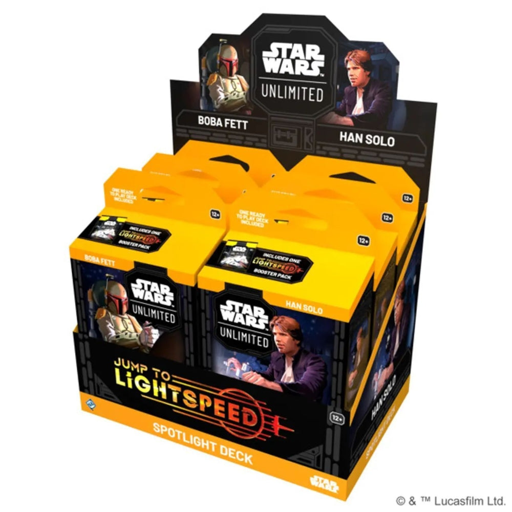 Star Wars: Unlimited Jump To Lightspeed Boba Fett Spotlight Deck