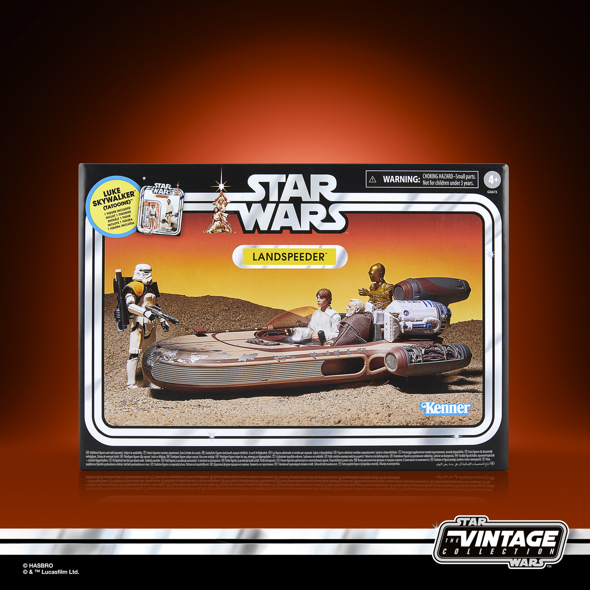 Star Wars Episode IV Vintage Collection Vehicle with Figure Landspeeder & Luke Skywalker (Tatooine)