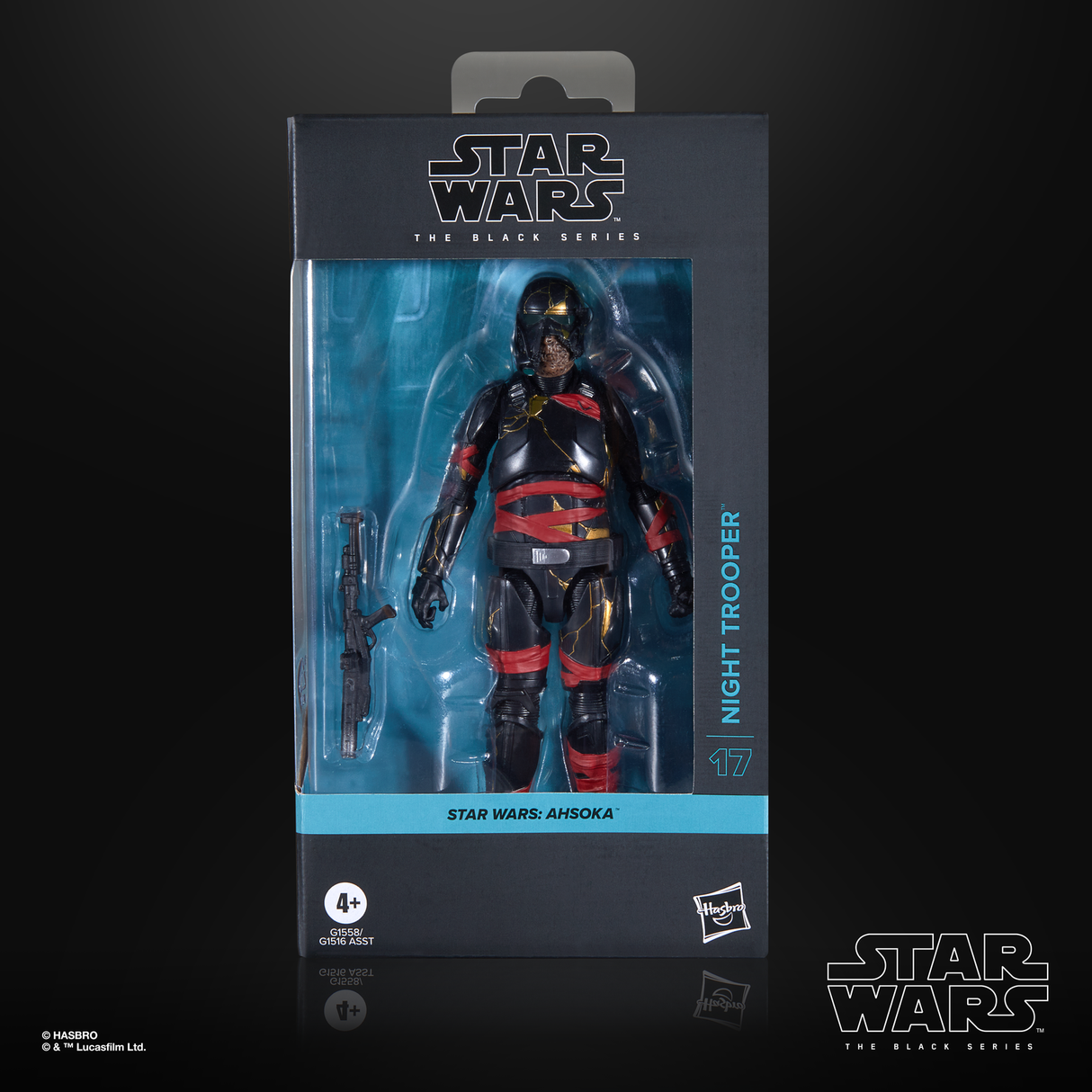 Star Wars: Ahsoka Black Series Action Figure Night Trooper 15 cm