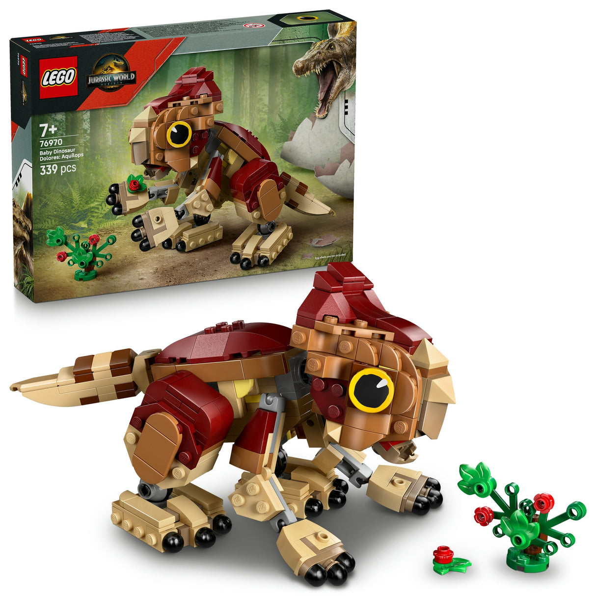 LEGO Jurassic World Baby Dinosaur Dolores: Aquilops Toy Set 76970