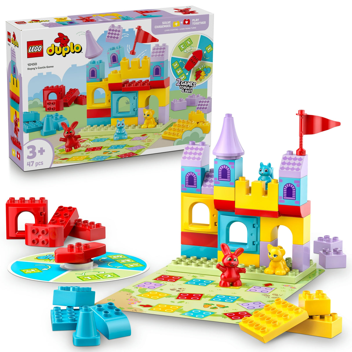 LEGO DUPLO Hopsy Castle Game Learn-Through-Play Building Toy 10450