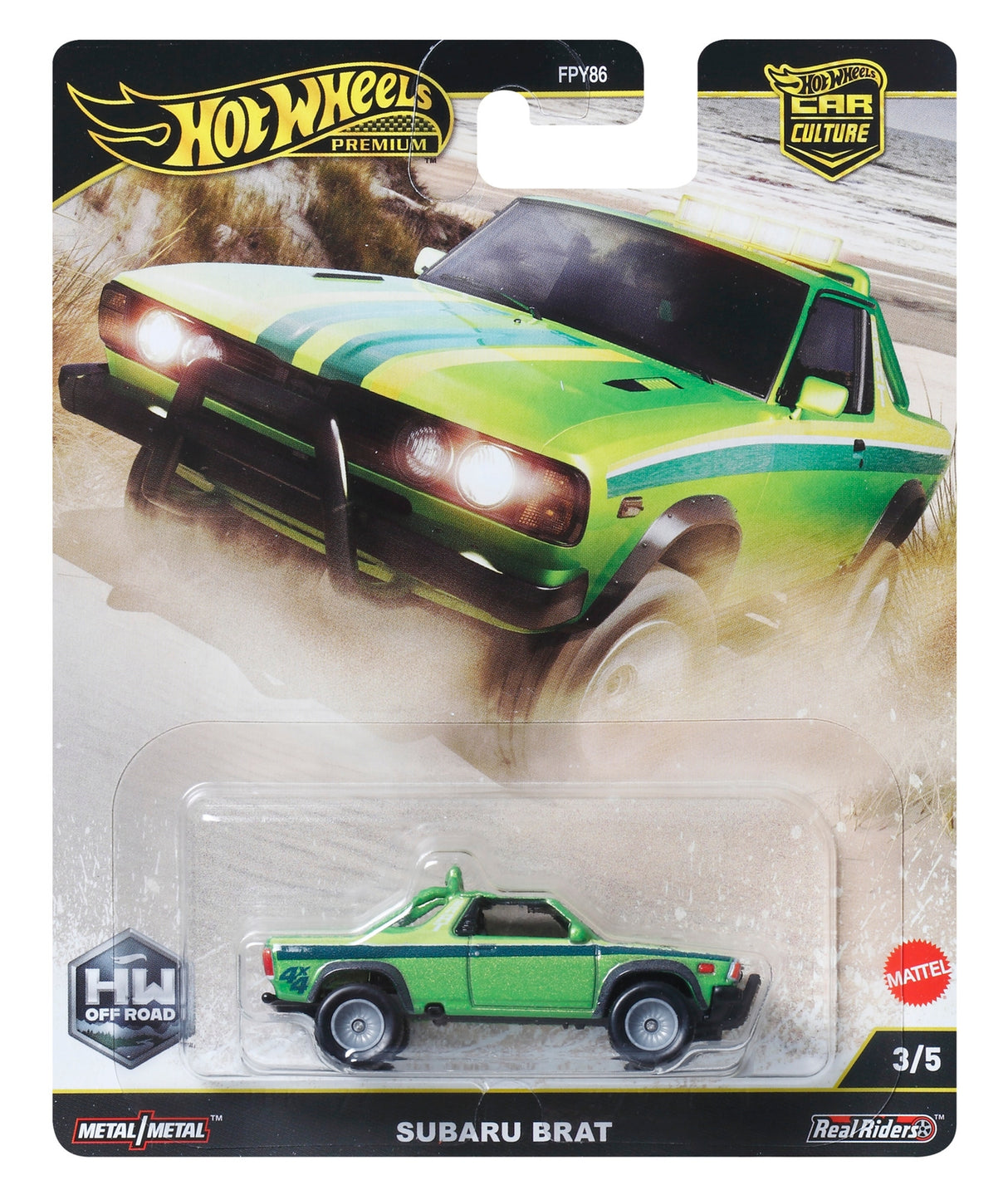 Hot Wheels Premium Car Off Road Subaru BRAT