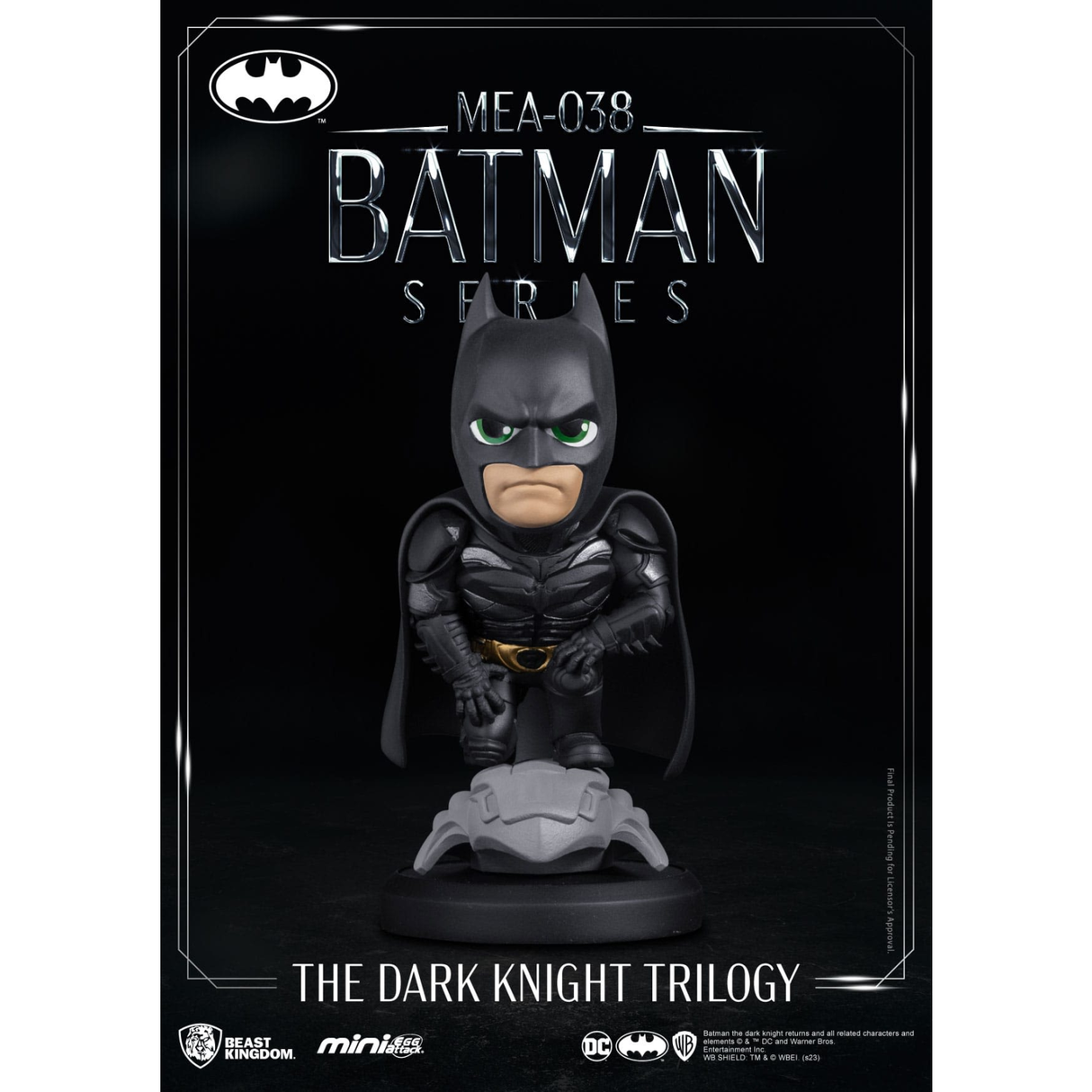 DC Comics Mini Egg Attack Figure The Dark Knight Trilogy Batman 8 cm
