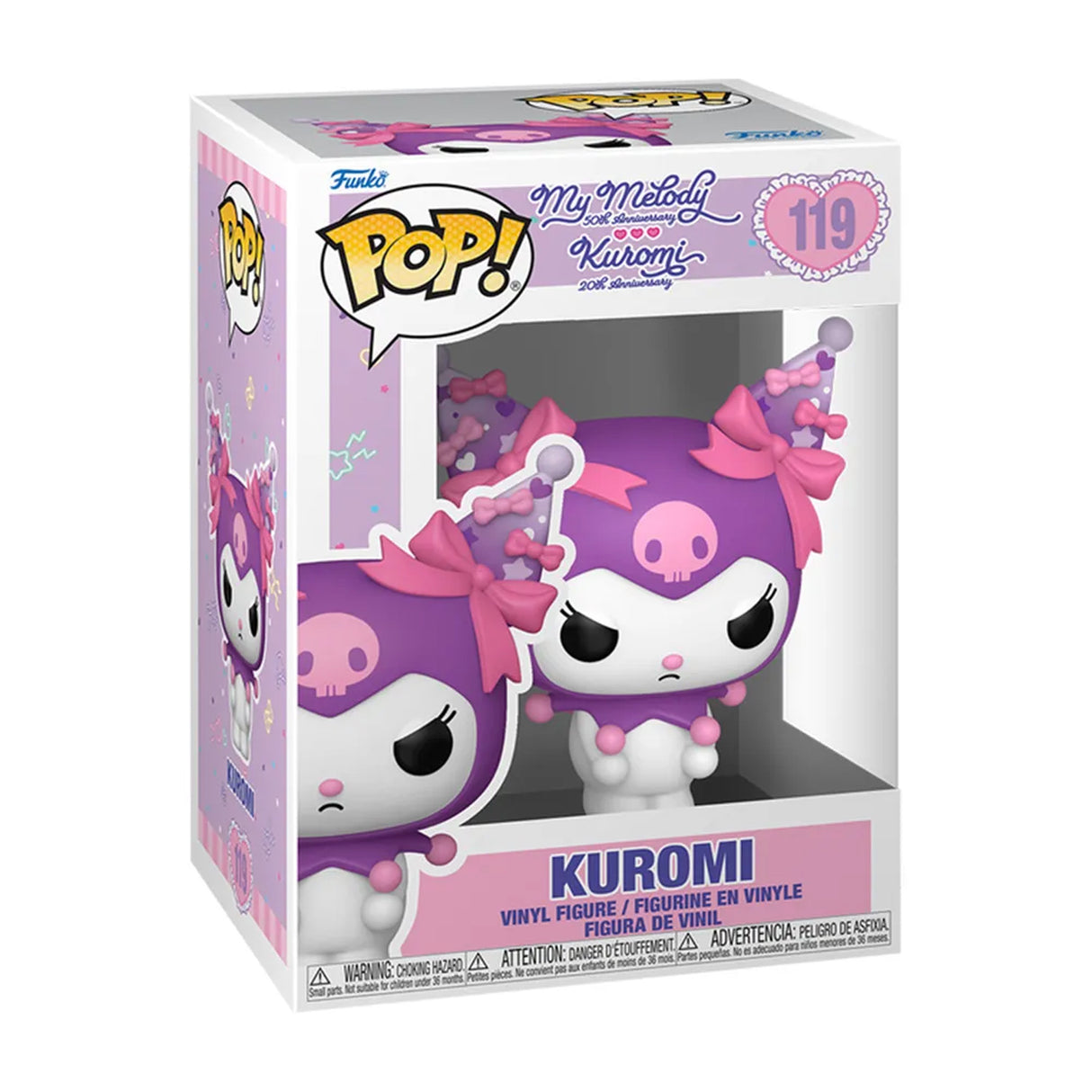 Sanrio POP! Animation Vinyl Figure K/MM- Kuromi Grumpy 9 cm