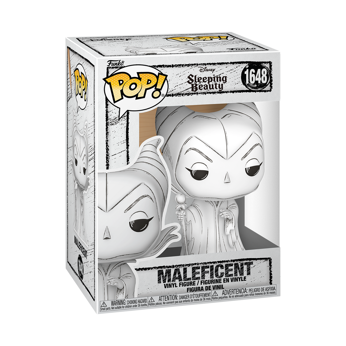 Disney Sketched Maleficent Funko Pop Vinyl