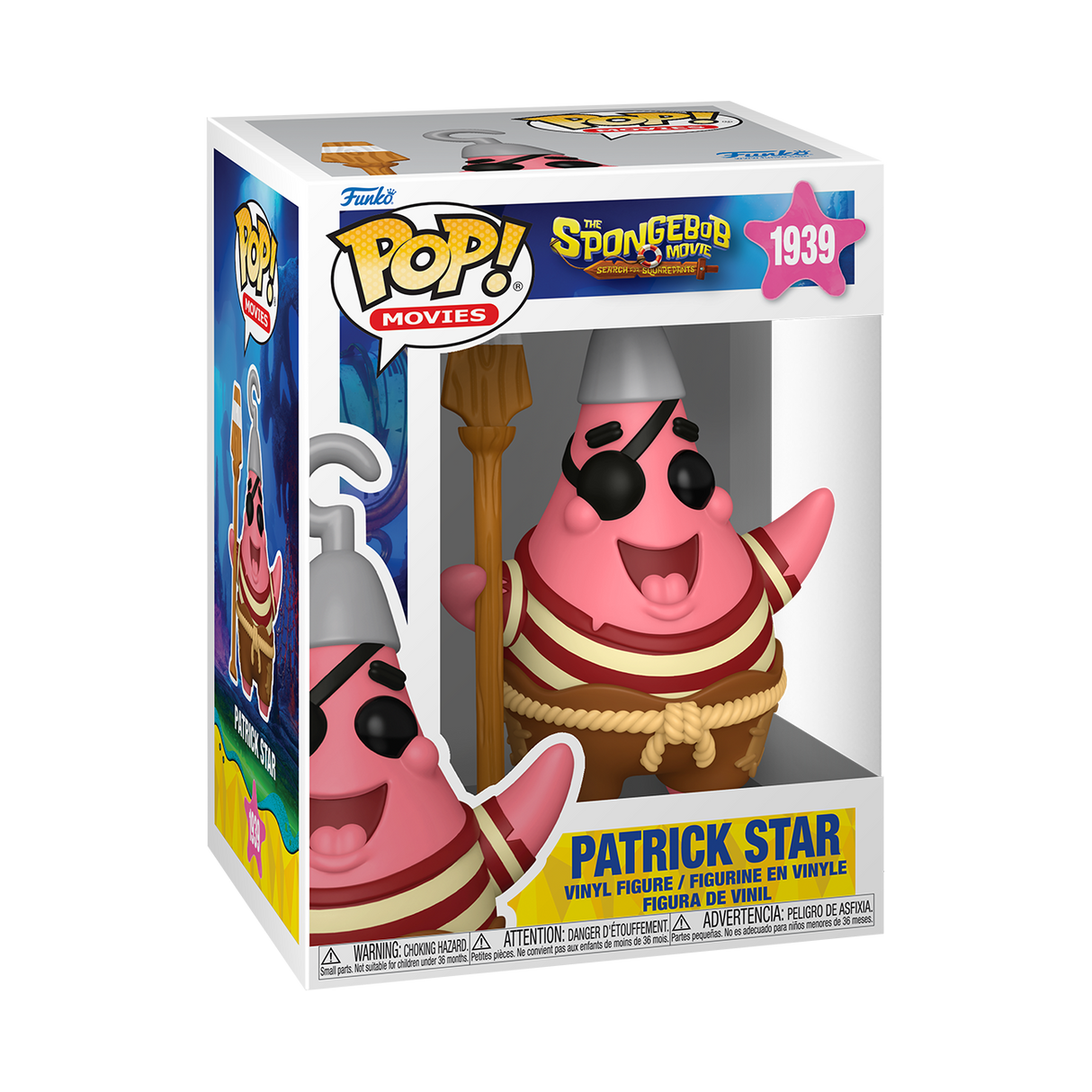 SpongeBob SquarePants POP! Vinyl Figure Patrick Star (Pirate) 9 cm