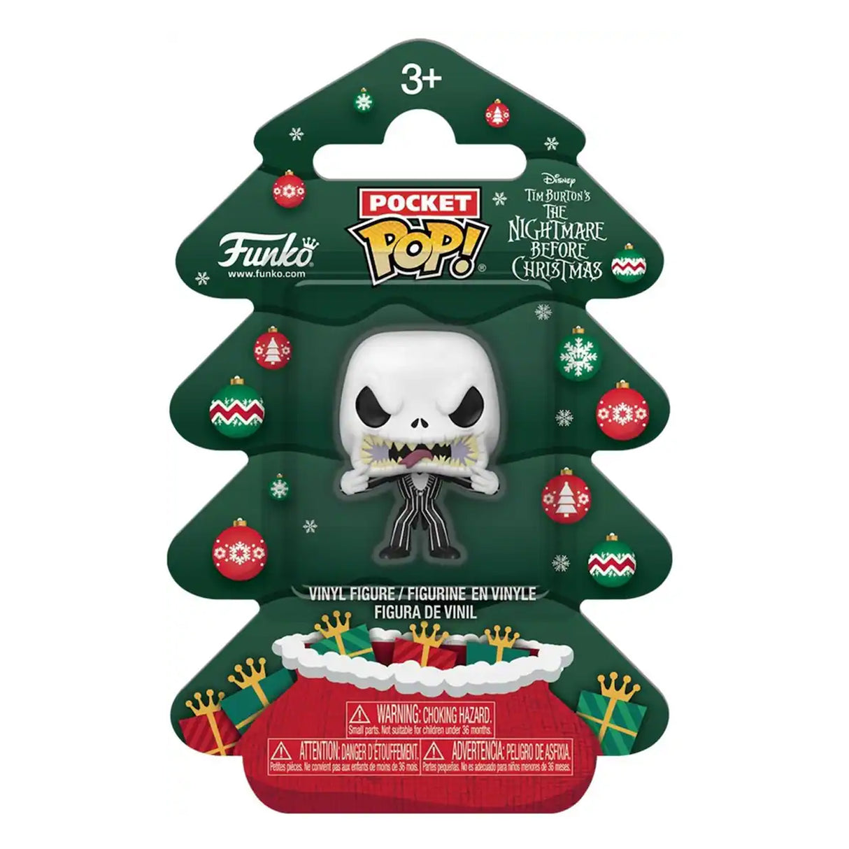 Nightmare before Christmas Holiday 2025 Pocket POP! Vinyl Keychains Jack Tree Holiday Box 4 cm