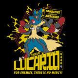 Pokemon Mega Lucario T-Shirt - Black