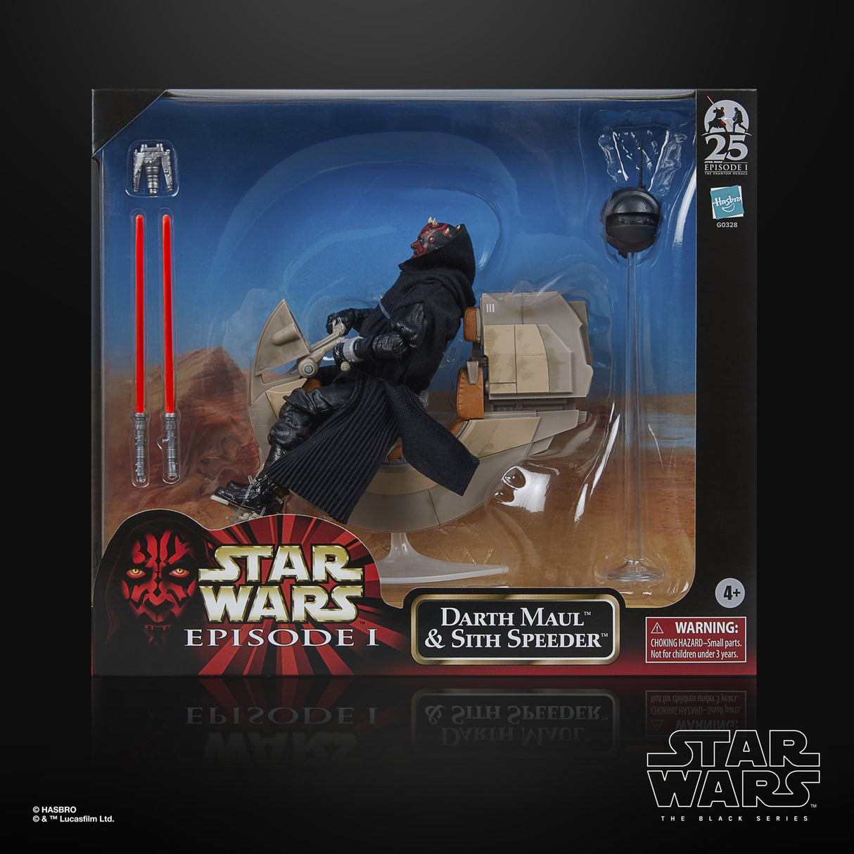 Star Wars The Black Series Darth Maul  Sith Speeder Collectible Action Figure  Vehicle (6)