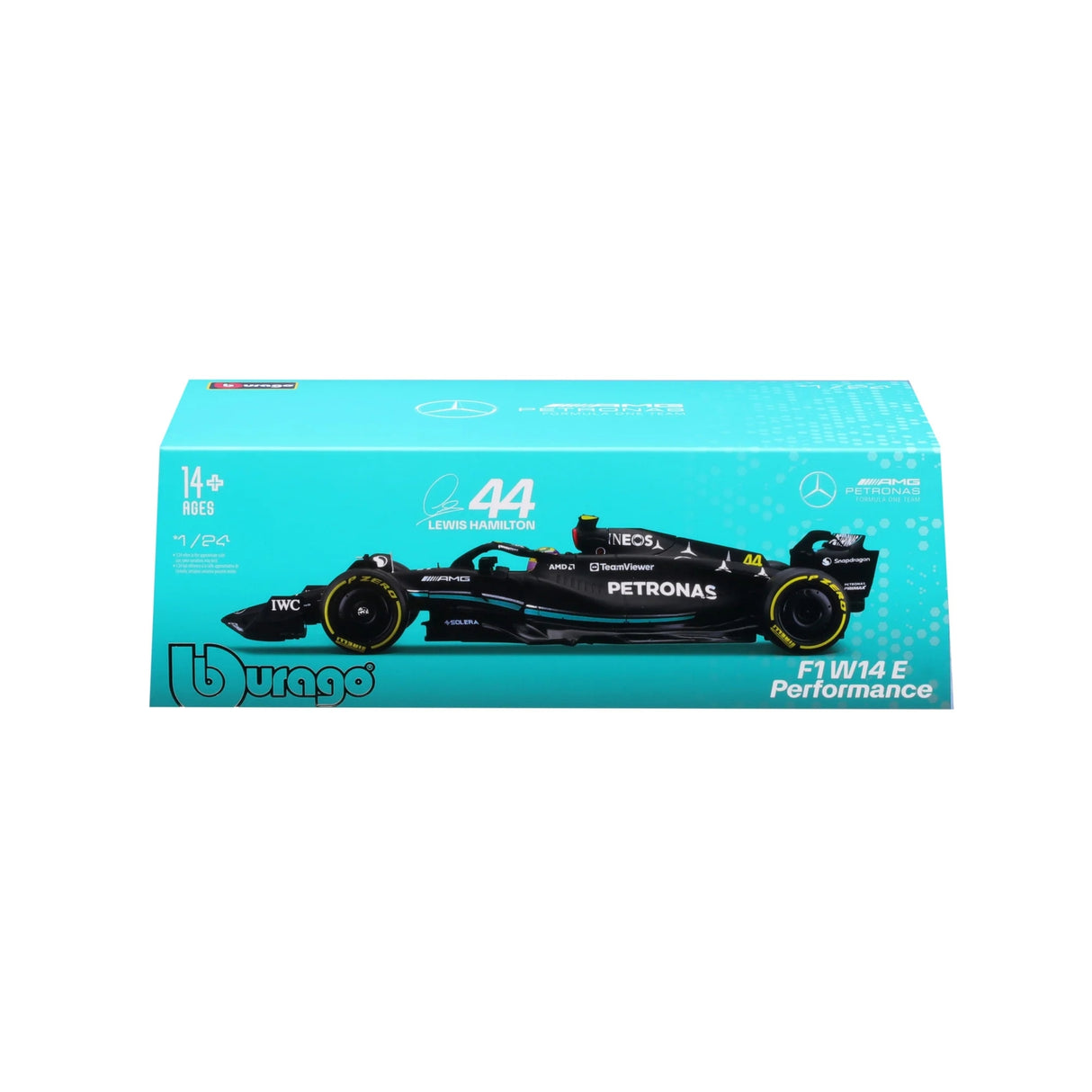 1:24 F1 MB W14 2023 With Helmet Hamilton