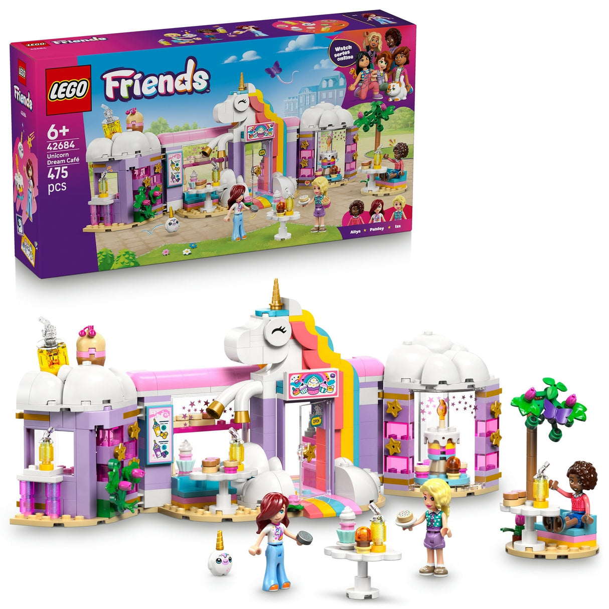 LEGO Friends Unicorn Dream Caf Toy with 3 Mini Dolls 42684