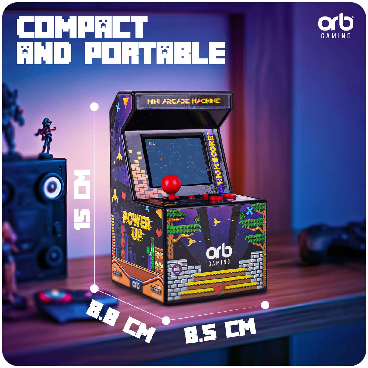 Orb Retro Mini Arcarde Machine (300 Categorised Games)