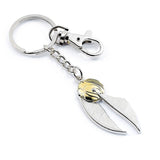 Harry Potter Golden Snitch Keyring and Pin Badge - Silver