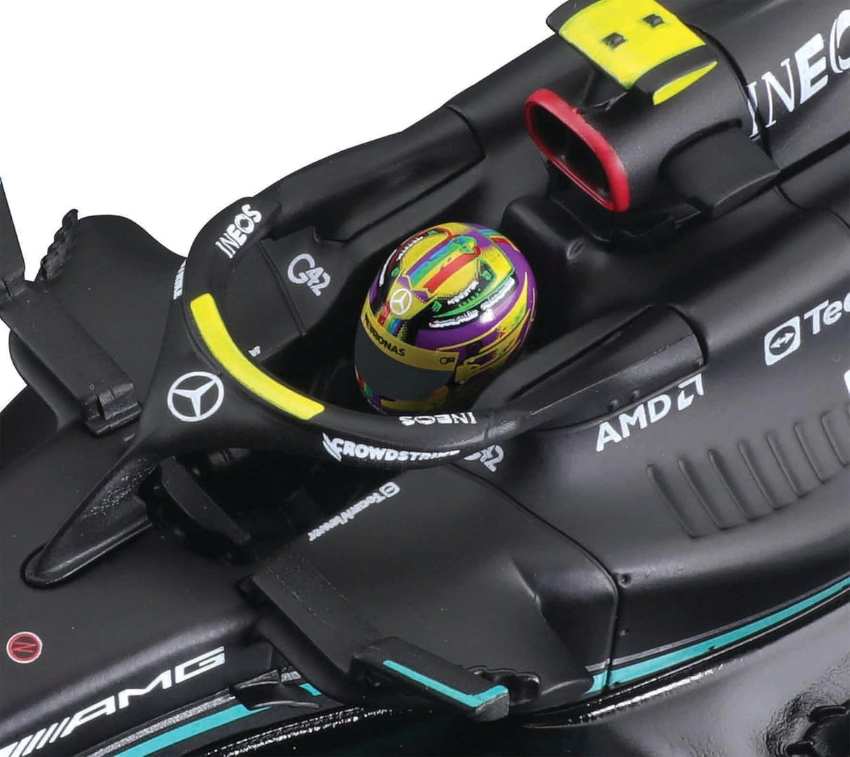 1:24 F1 MB W14 2023 With Helmet Hamilton
