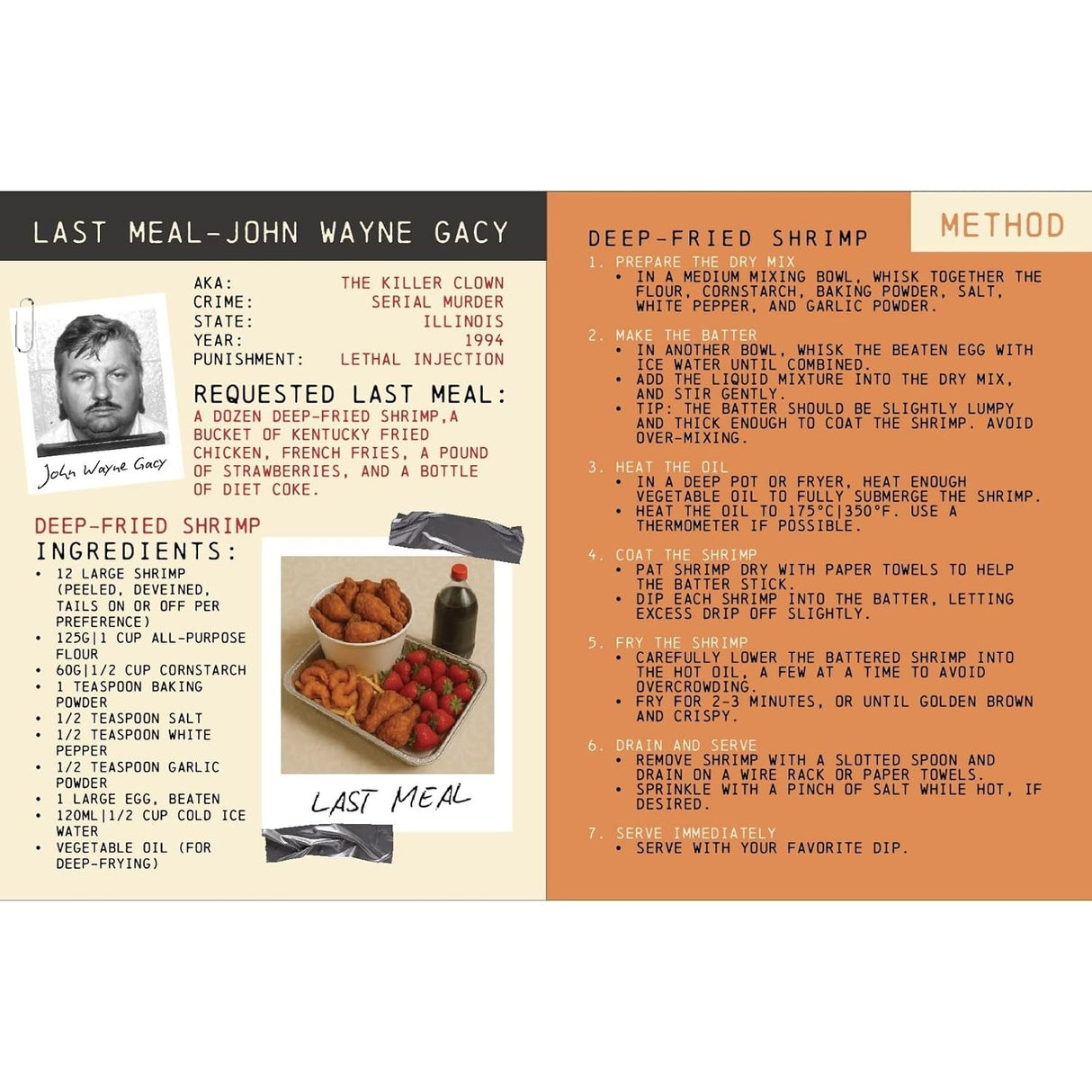 Death Row Cookbook