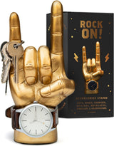 Gold Mini Rock On Headphone Stand