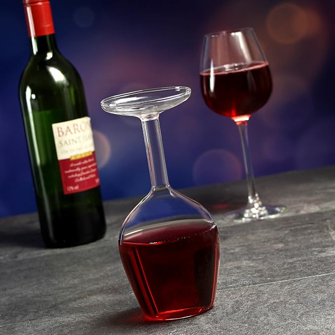 Upside Down Wine Glass