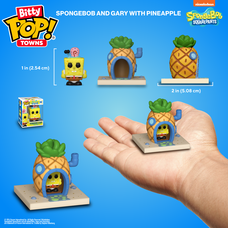 Spongebob Bitty POP! Town Vinyl Figure Spongebob at Home