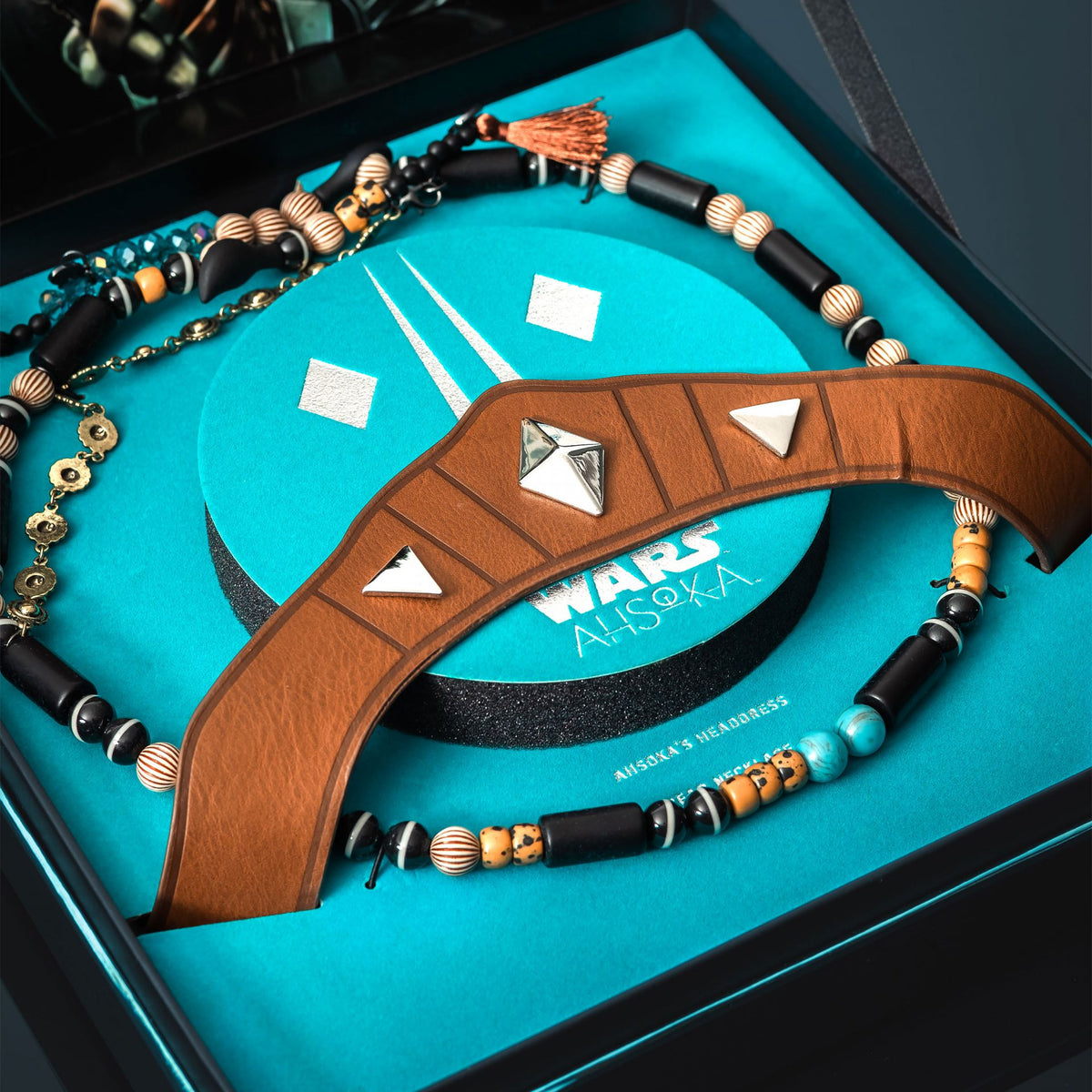 SalesOne Star Wars Ahsoka Tano Headband  Belt Beads Replica