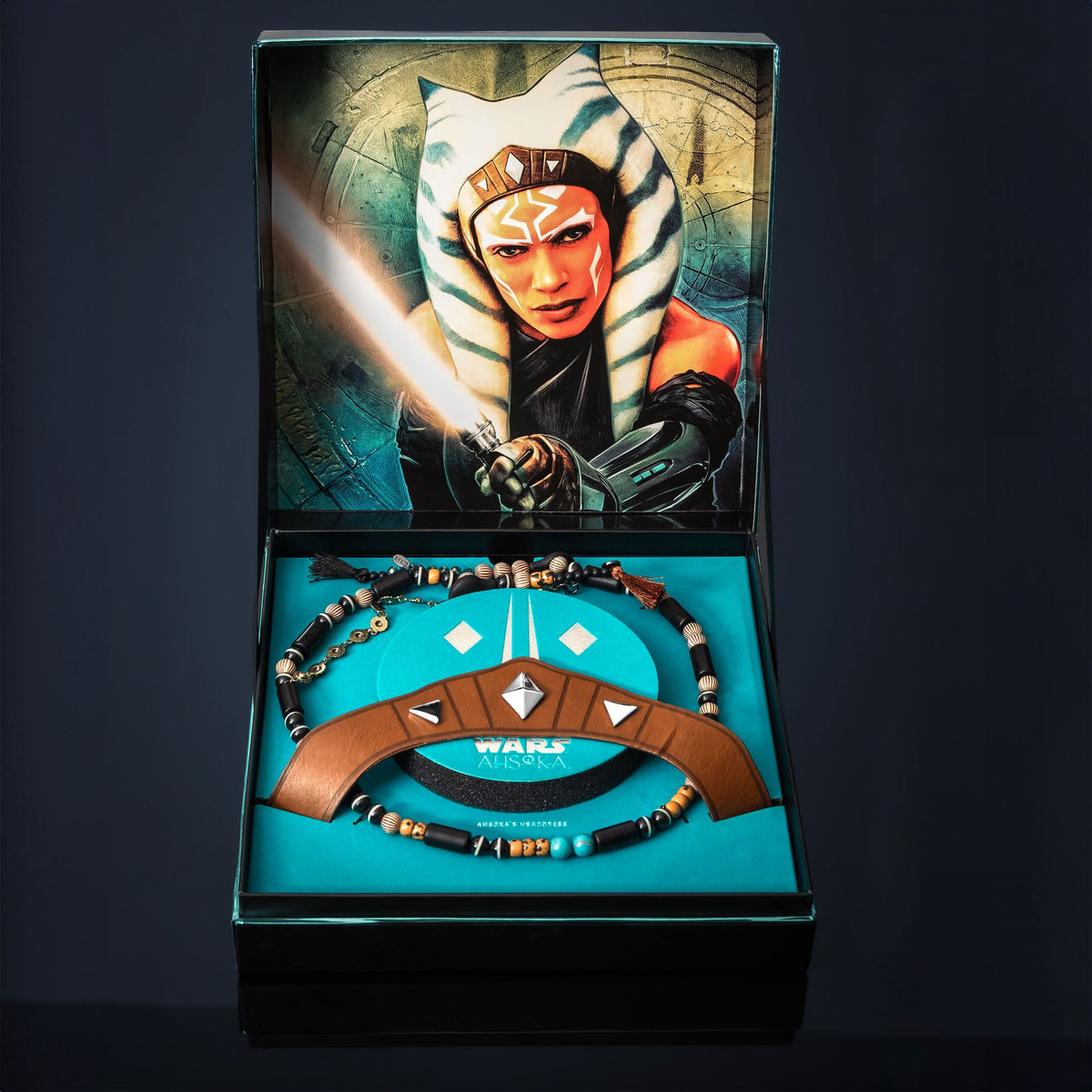 SalesOne Star Wars Ahsoka Tano Headband  Belt Beads Replica