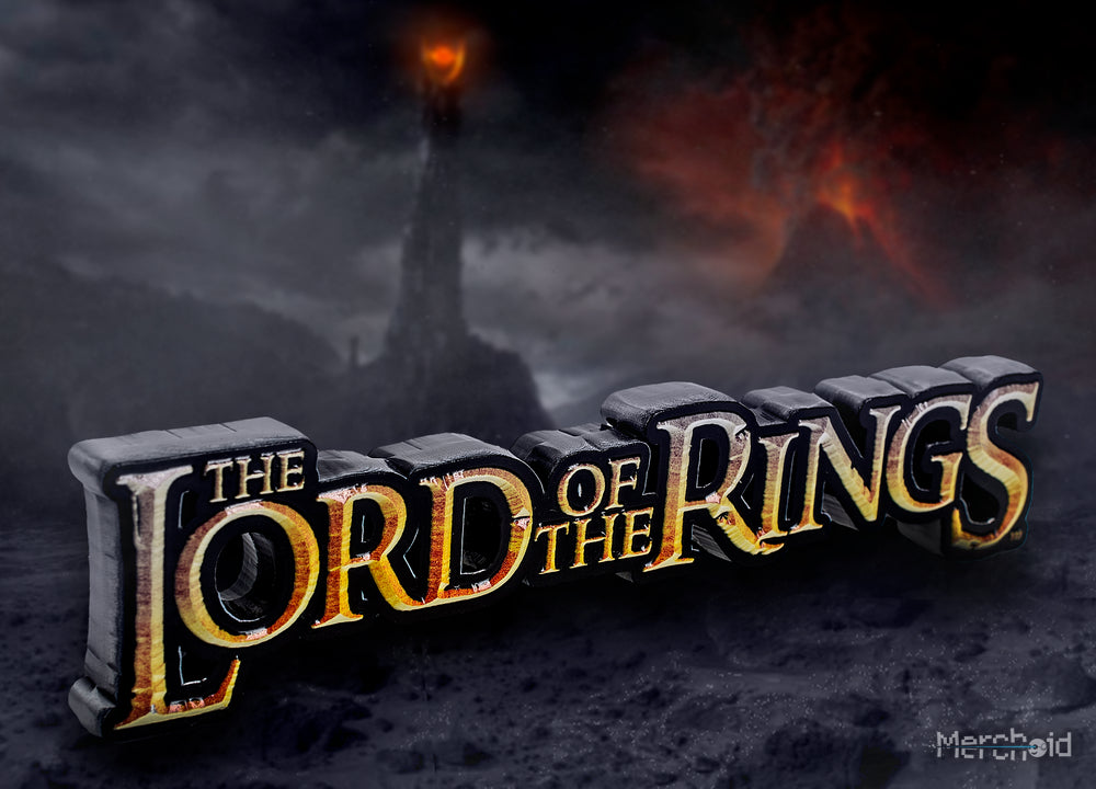 Lord of the Rings: Metal Logo Sign