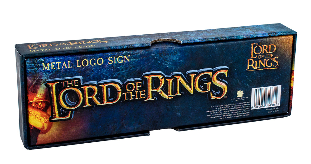Lord of the Rings: Metal Logo Sign