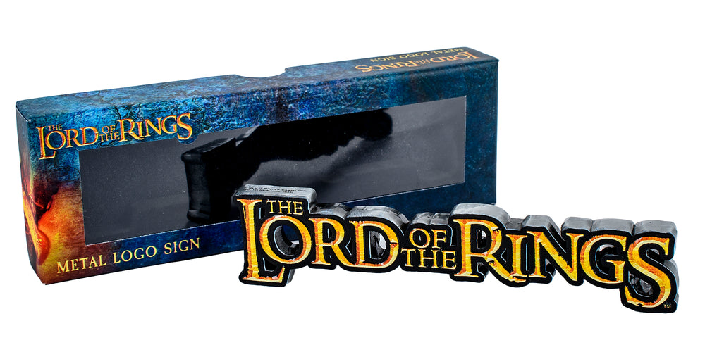 Lord of the Rings: Metal Logo Sign