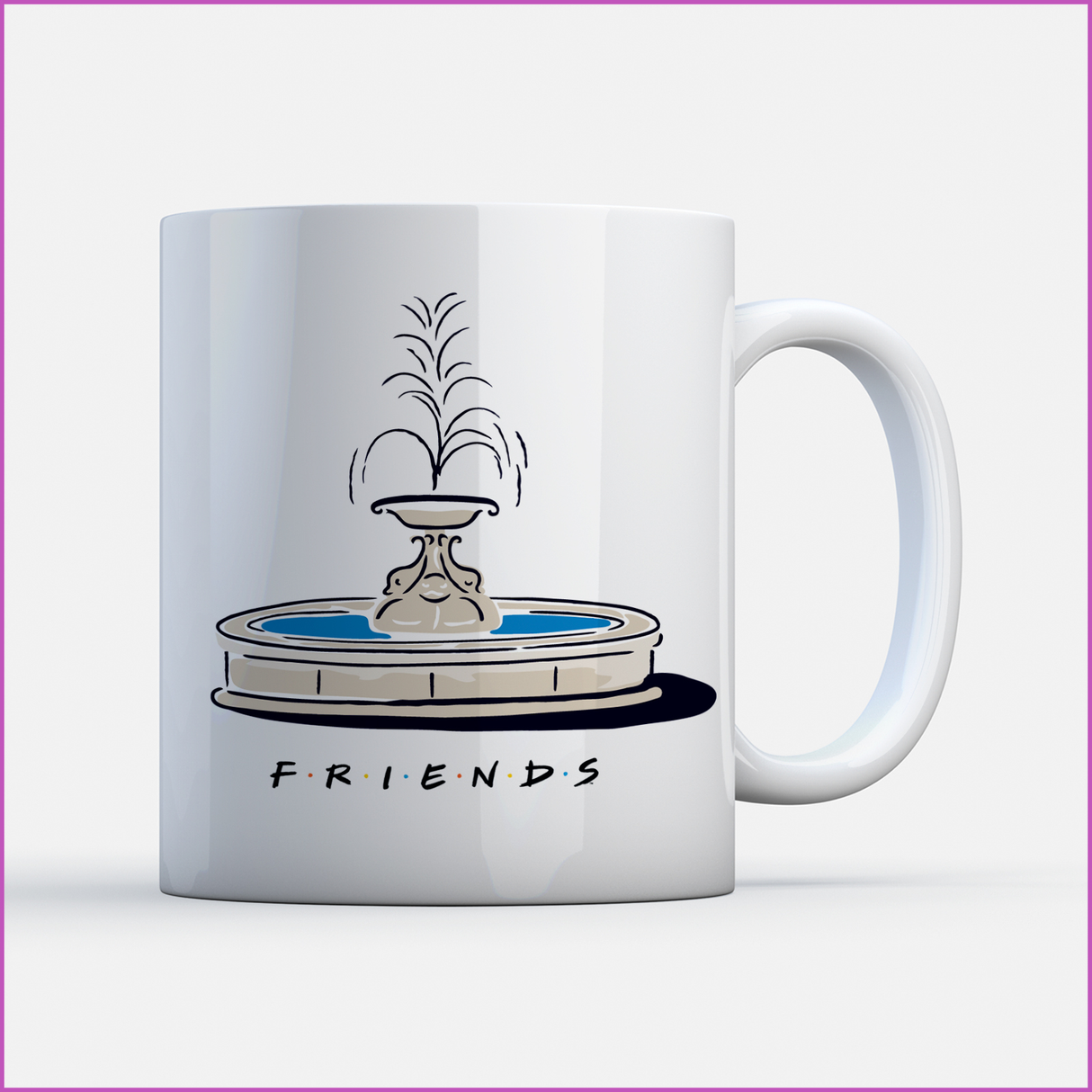 Official Friends Fountain Mug